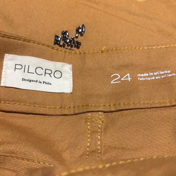 Pilcro Anthropologie The Wanderer Mid-Rise Relaxed-Leg Pants 24 Appliqué Edition - Picture 6 of 8